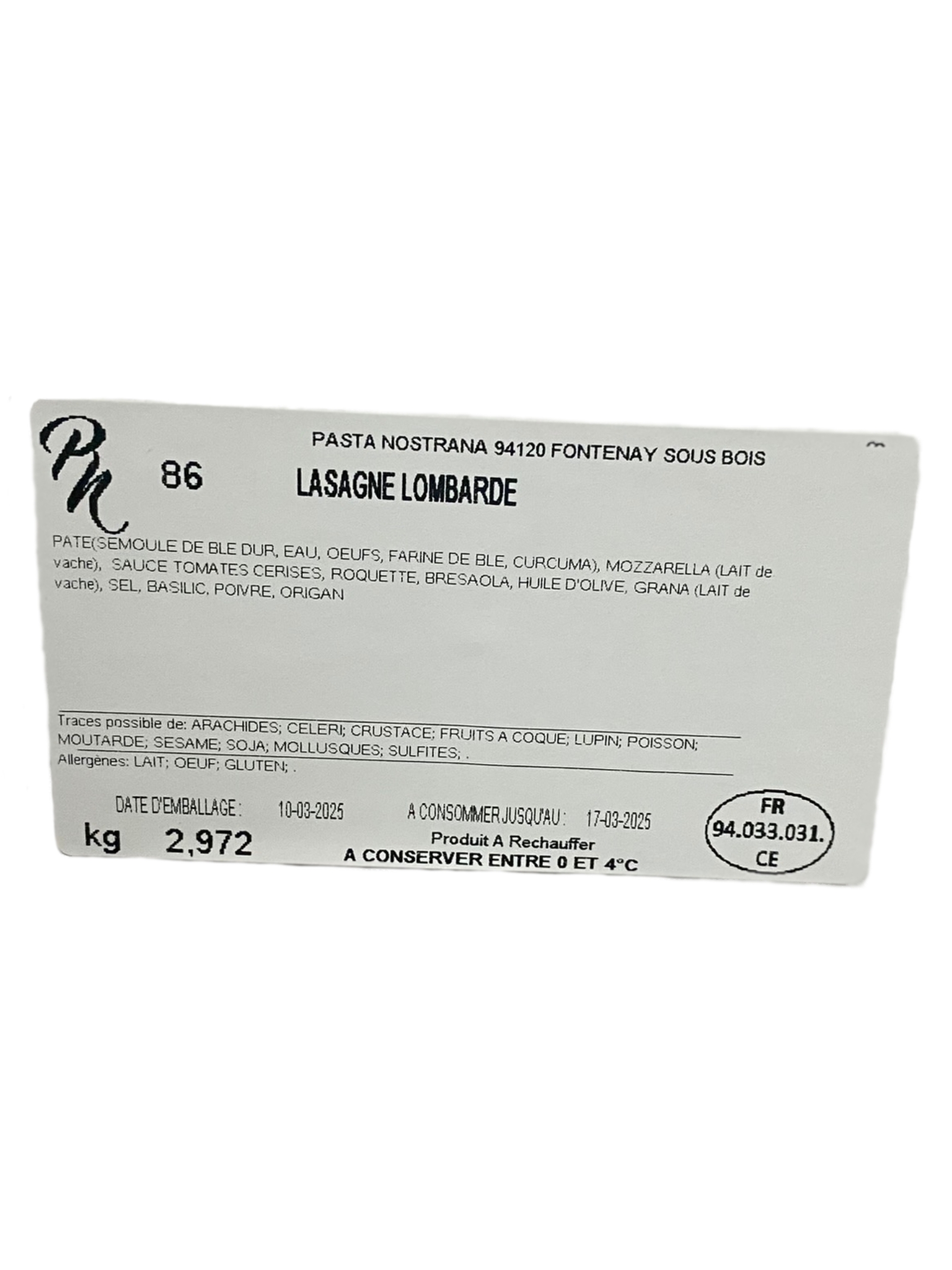 LASAGNE LOMBARDE